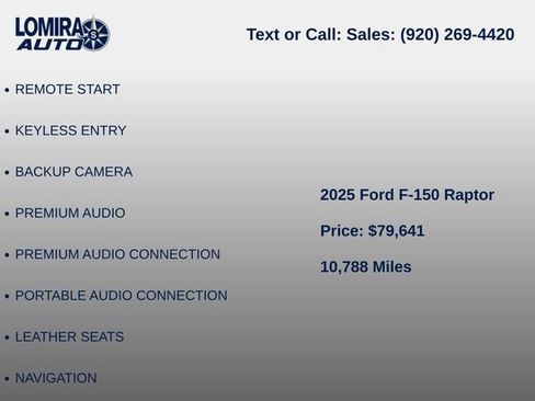 Used 2025 Ford F150 Raptor AWD/4WD image 7