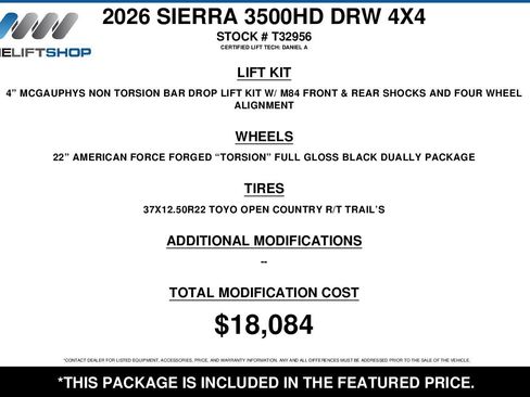 Used 2026 GMC Sierra 3500 Denali w/ Denali Reserve Package AWD/4WD image 2