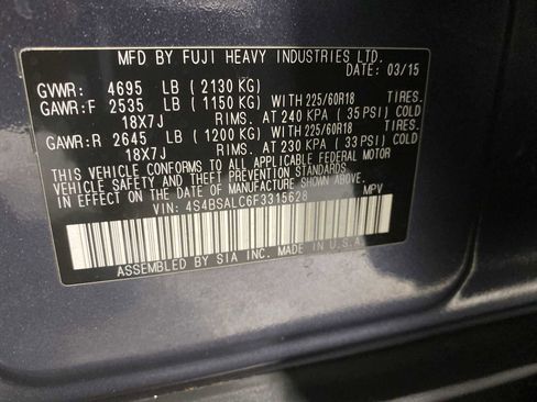 Used 2015 Subaru Outback 2.5i Limited image 21