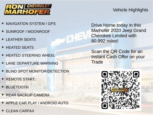 Used 2020 Jeep Grand Cherokee Limited AWD/4WD image 14