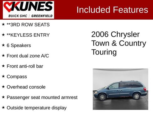 Used 2006 Chrysler Town & Country Touring FWD image 2