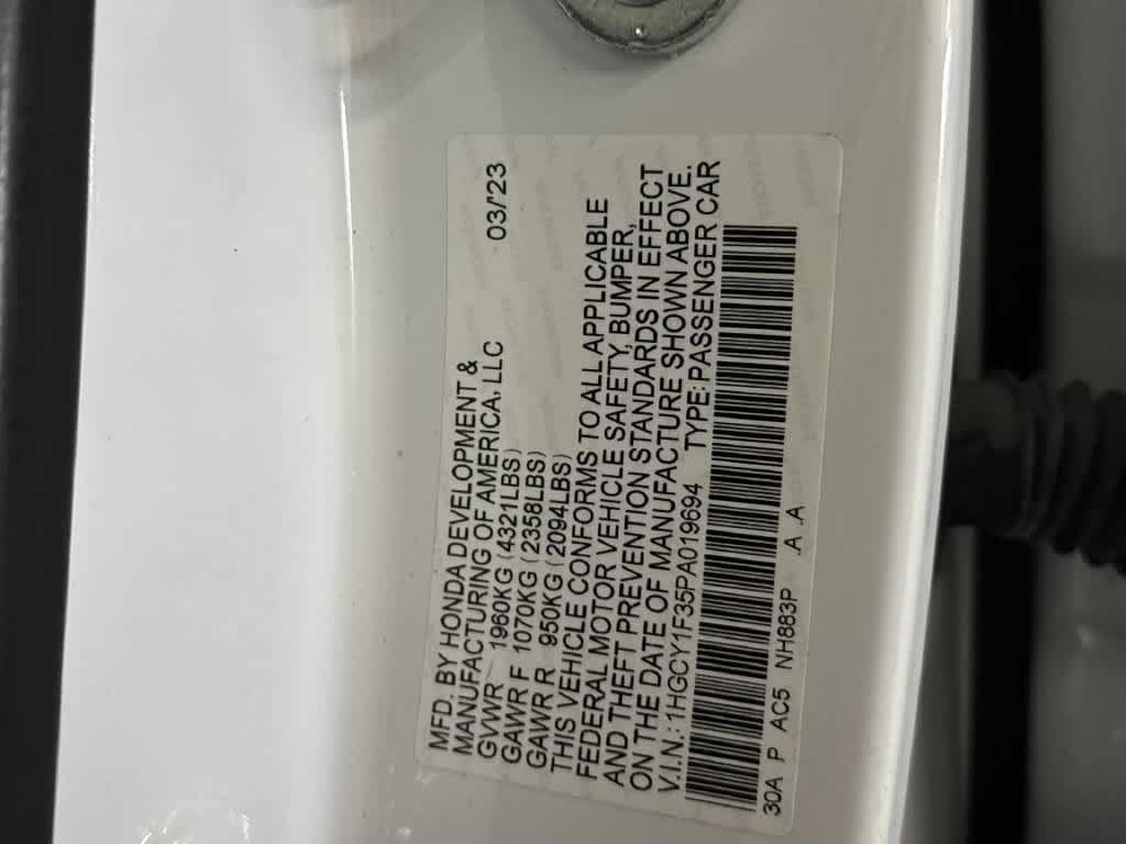 Used 2023 Honda Accord EX image 28
