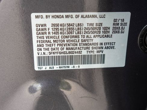 Used 2018 Honda Pilot Elite image 43