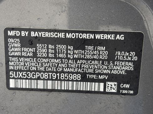 Certified 2026 BMW X3 xDrive30 w/ Convenience Package AWD/4WD image 8