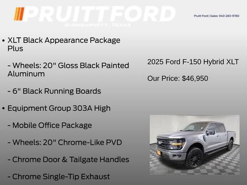 Used 2025 Ford F150 XLT w/ Equipment Group 303A High AWD/4WD image 13