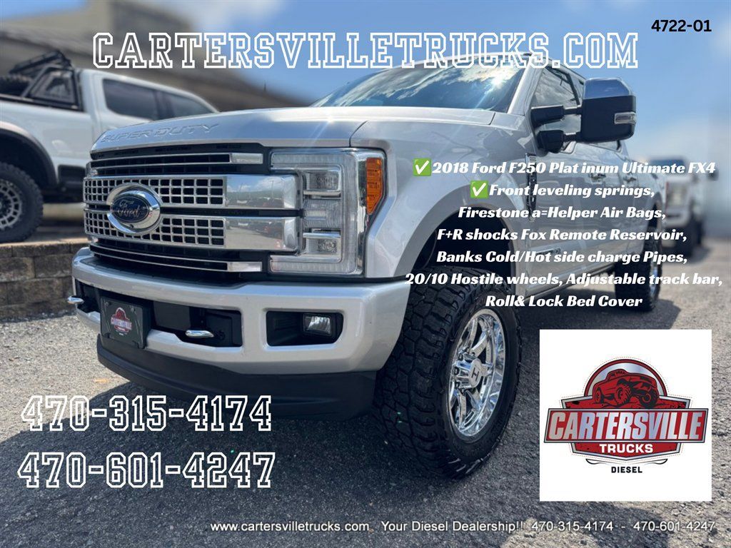 Used 2018 Ford F250 Platinum w/ Platinum Ultimate Package AWD/4WD image 1