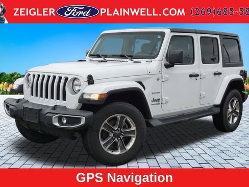 Used 2020 Jeep Wrangler Unlimited Sahara w/ Dual Top Group AWD/4WD image 1