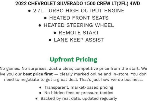 Used 2022 Chevrolet Silverado 1500 LT AWD/4WD image 2