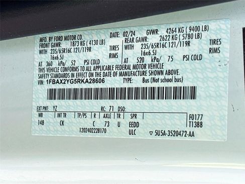 Used 2024 Ford Transit 350 XLT RWD image 36