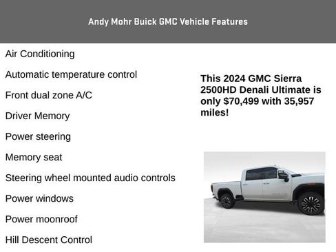 Used 2024 GMC Sierra 2500 Denali Ultimate w/ Max Trailering Package AWD/4WD image 12