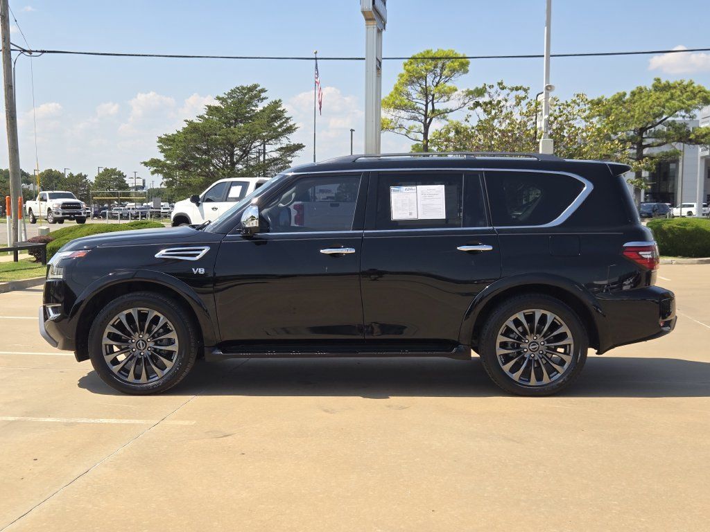 Used 2021 Nissan Armada Platinum w/ Captain's Chairs Package RWD image 4