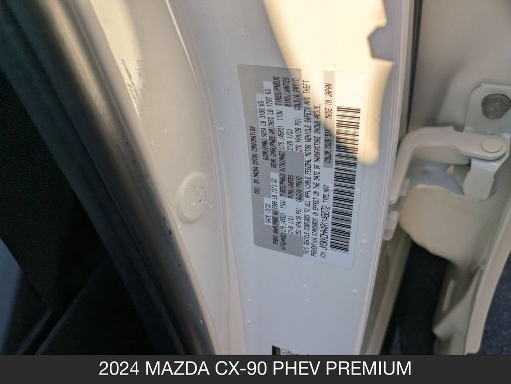 Certified 2024 MAZDA CX-90 Plug-In Hybrid w/ Premium Pkg AWD/4WD image 41