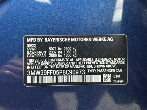 Used 2023 BMW 330e w/ Premium Package RWD image 47