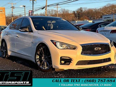 Used 2017 INFINITI Q50 Red Sport 400 image 1