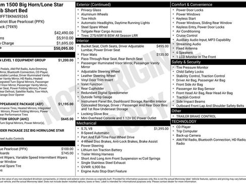 Used 2019 RAM 1500 Big Horn image 3