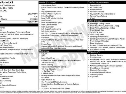 Used 2021 Kia Forte LXS FWD image 19