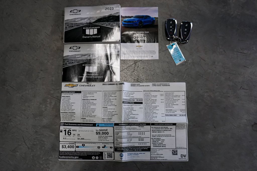 Used 2023 Chevrolet Camaro ZL1 RWD image 98