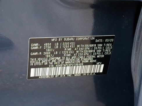 Certified 2023 Subaru Outback Touring AWD/4WD image 29