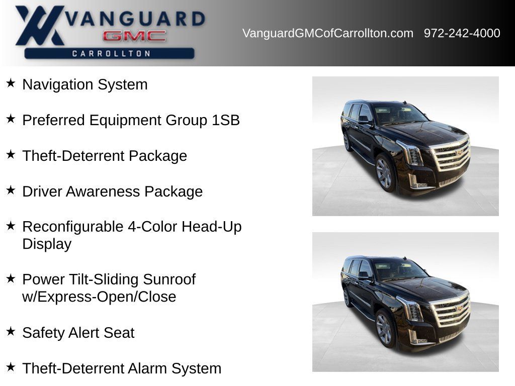 Used 2019 Cadillac Escalade Luxury AWD/4WD image 2