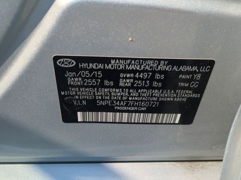 Used 2015 Hyundai Sonata Limited w/ Option Group 05 FWD image 37