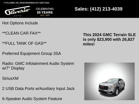 Used 2024 GMC Terrain SLE image 5