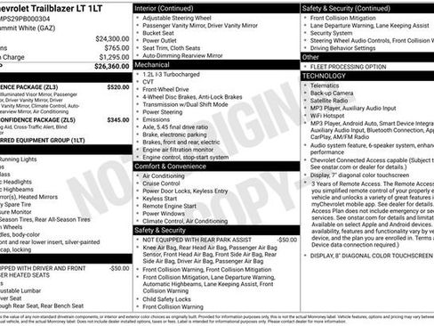 Used 2023 Chevrolet TrailBlazer LT w/ Convenience Package FWD image 35