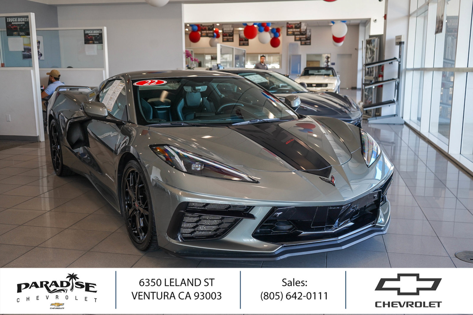 Used 2022 Chevrolet Corvette Stingray Premium Conv w/ Z51 Performance Package RWD image 1