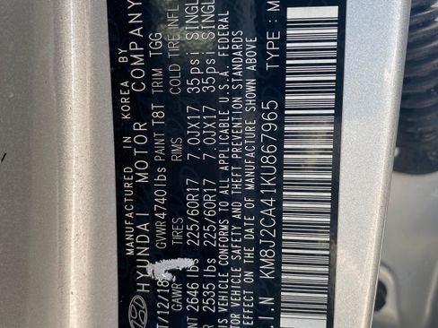 Used 2019 Hyundai Tucson SE AWD/4WD image 20
