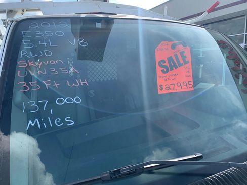 Used 2012 Ford E-350 and Econoline 350 Super Duty w/ Commercial Cargo Van Pkg image 4