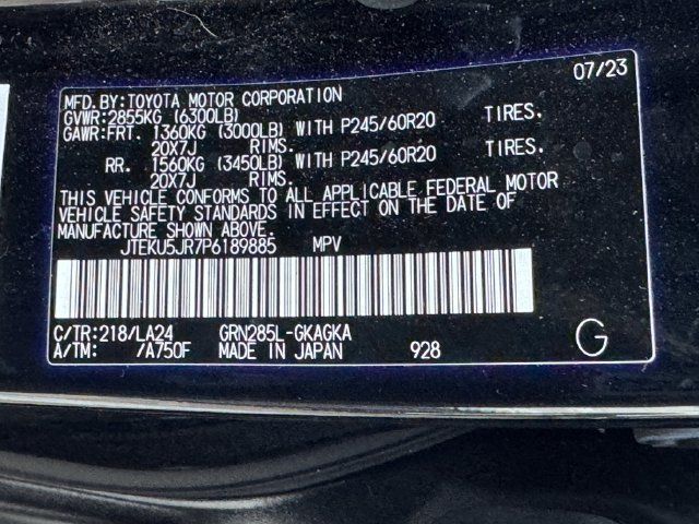 Used 2023 Toyota 4Runner Limited AWD/4WD image 29