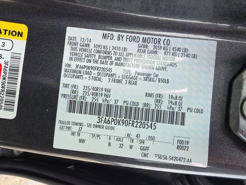 Used 2015 Ford Fusion Titanium FWD image 28