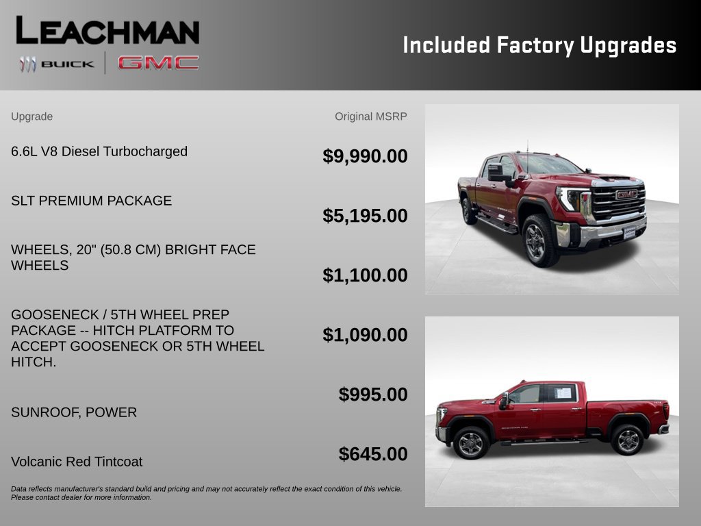 Certified 2025 GMC Sierra 2500 SLT w/ SLT Premium Package AWD/4WD image 10