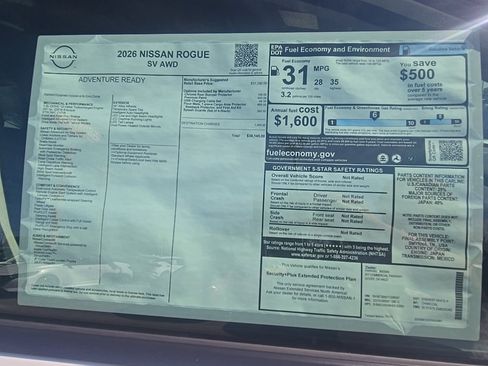 New 2026 Nissan Rogue SV image 32