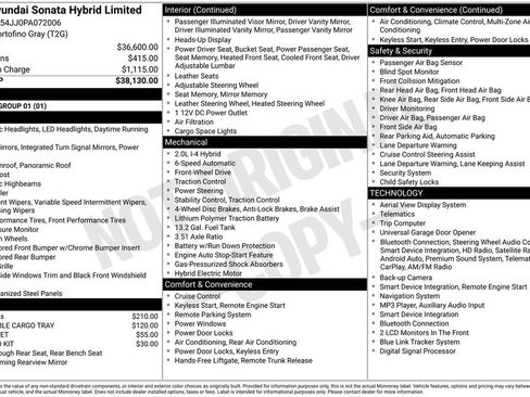 Certified 2023 Hyundai Sonata Limited FWD image 14