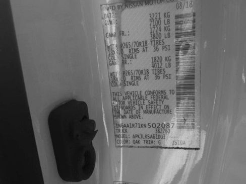 Used 2019 Nissan Titan S image 34