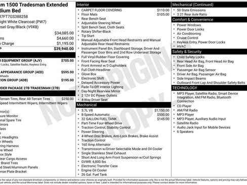 Used 2016 RAM 1500 Tradesman w/ Popular Equipment Group AWD/4WD image 3