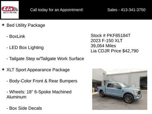 Used 2023 Ford F150 XLT w/ Equipment Group 302A High AWD/4WD image 21