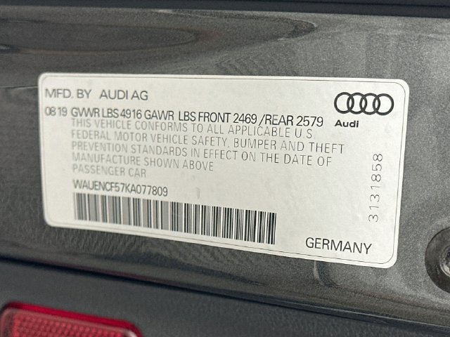 Used 2019 Audi A5 2.0T Premium Plus w/ Premium Plus AWD/4WD image 28