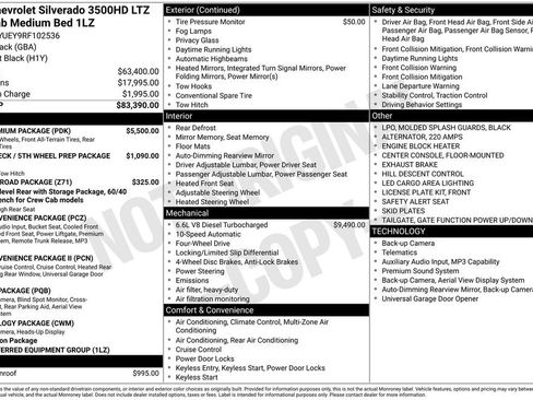 Used 2024 Chevrolet Silverado 3500 LTZ w/ LTZ Premium Package AWD/4WD image 1