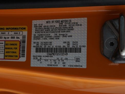 Used 2018 Ford Mustang GT Premium w/ GT Performance Package image 30