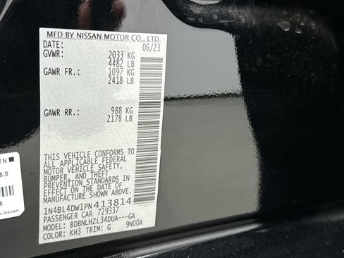 Used 2023 Nissan Altima 2.5 SV AWD/4WD image 23