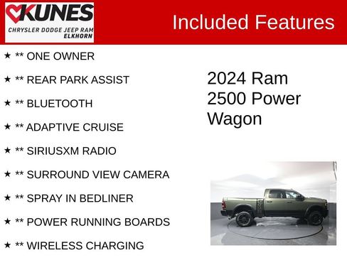 Used 2024 RAM 2500 Power Wagon w/ Level 2 Equipment Group AWD/4WD image 3