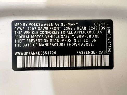 Used 2013 Volkswagen CC Sport FWD image 16