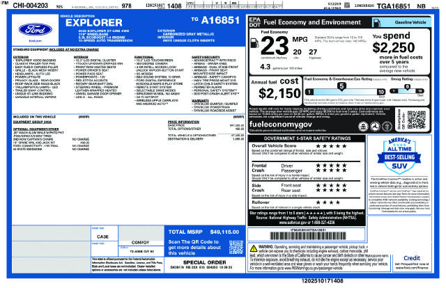 Used 2026 Ford Explorer ST-Line AWD/4WD image 40