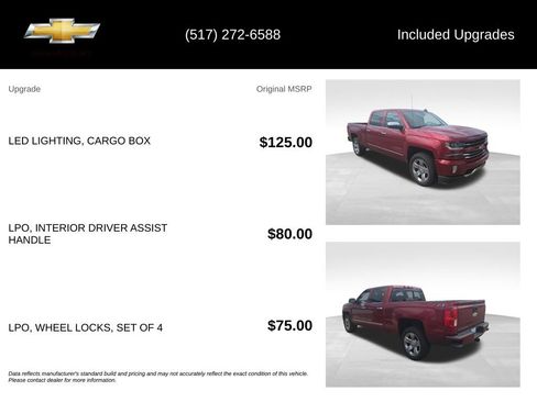 Used 2018 Chevrolet Silverado 1500 LTZ Z71 w/ LTZ Plus Package AWD/4WD image 6