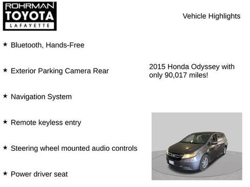 Used 2015 Honda Odyssey EX-L image 7
