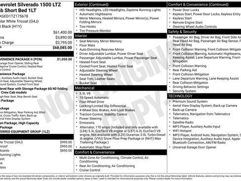 Used 2026 Chevrolet Silverado 1500 LTZ w/ LTZ Convenience Package II AWD/4WD image 2