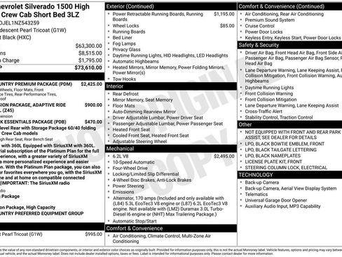 Certified 2022 Chevrolet Silverado 1500 High Country w/ High Country Premium Package AWD/4WD image 11