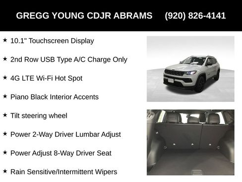 New 2026 Jeep Compass Latitude w/ Quick Order Package 29K image 37