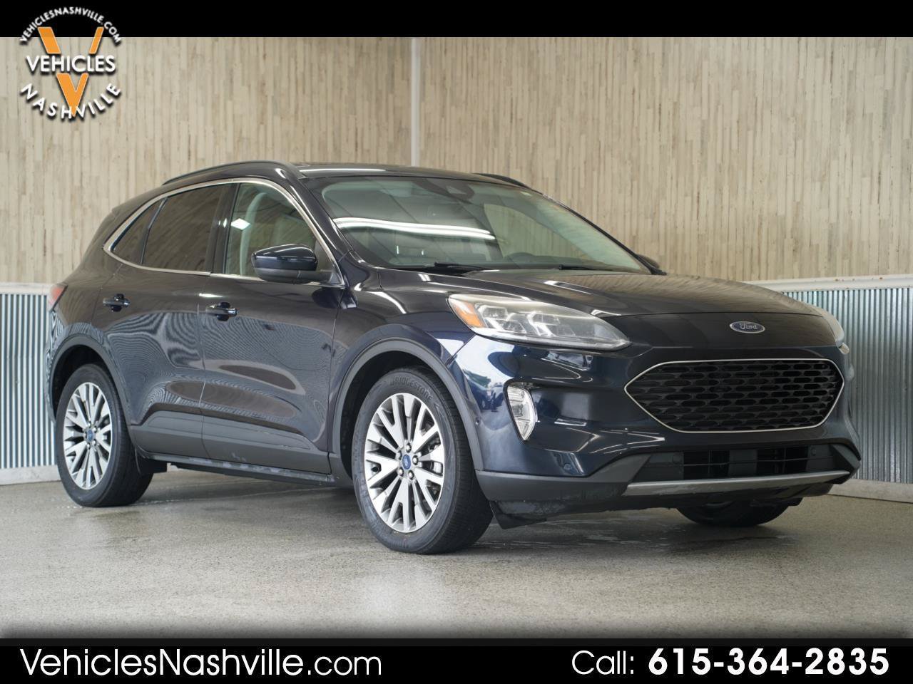 Used 2021 Ford Escape Titanium w/ Class II Trailer Tow Package FWD image 1